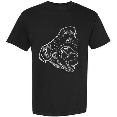 Funny Dog English Bulldog Garment-Dyed Heavyweight T-Shirt