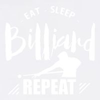 Father's Day Eat Sleep Billiards Repeat Pool Player Gift For Dad Garment-Dyed Sweatshirt