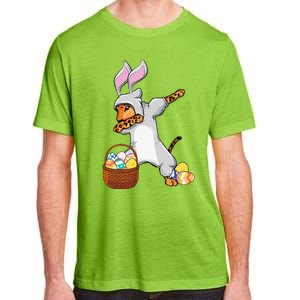 Funny Dabbing Easter Bunny Jaguar Leopard Adult ChromaSoft Performance T-Shirt