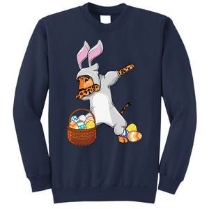 Funny Dabbing Easter Bunny Jaguar Leopard Sweatshirt