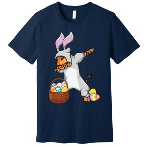 Funny Dabbing Easter Bunny Jaguar Leopard Premium T-Shirt