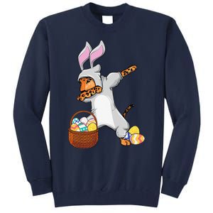 Funny Dabbing Easter Bunny Jaguar Leopard Tall Sweatshirt