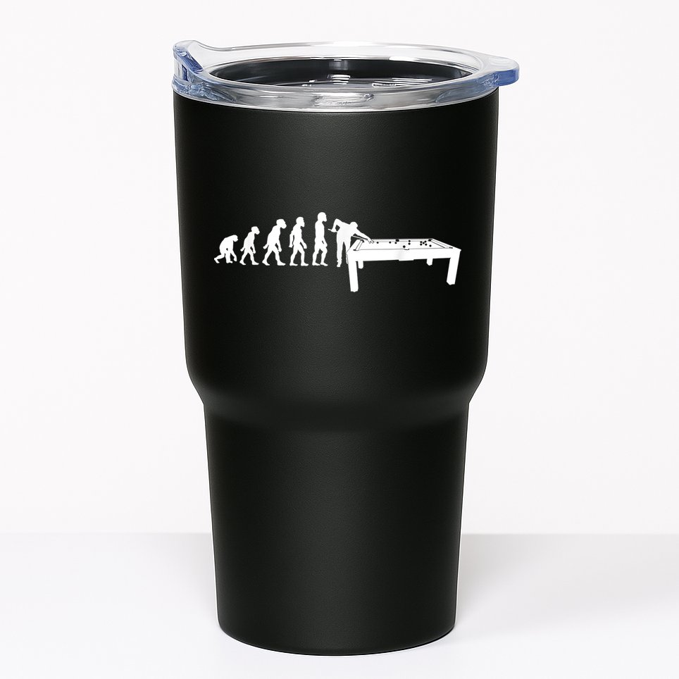 Father's Day Evolution Billiards Sport Gift For Dad Tumbler