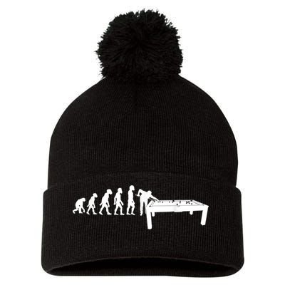 Father's Day Evolution Billiards Sport Gift For Dad Pom Pom 12in Knit Beanie