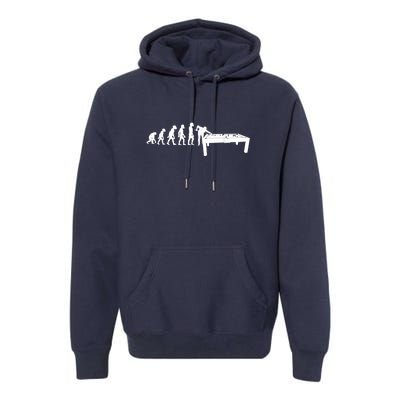 Father's Day Evolution Billiards Sport Gift For Dad Premium Hoodie