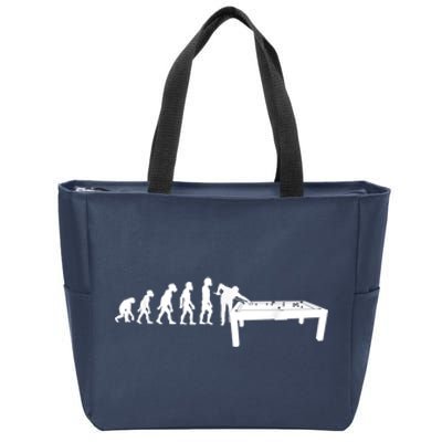 Father's Day Evolution Billiards Sport Gift For Dad Zip Tote Bag