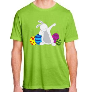 Funny Dabbing Easter Bunny Rabbit For Funny Adult ChromaSoft Performance T-Shirt