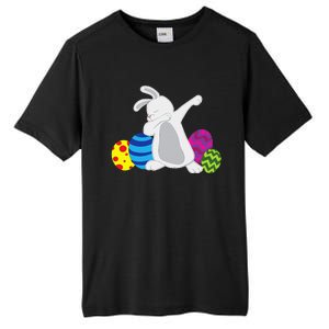 Funny Dabbing Easter Bunny Rabbit For Funny Tall Fusion ChromaSoft Performance T-Shirt