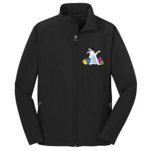 Funny Dabbing Easter Bunny Rabbit For Funny Core Soft Shell Jacket