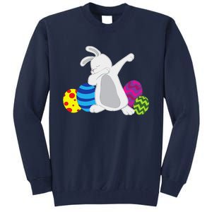 Funny Dabbing Easter Bunny Rabbit For Funny Tall Sweatshirt