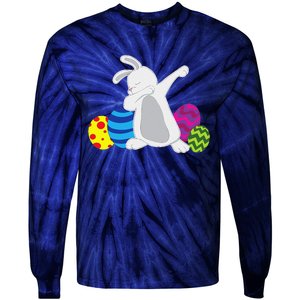 Funny Dabbing Easter Bunny Rabbit For Funny Tie-Dye Long Sleeve Shirt