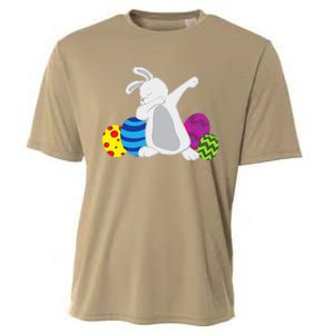 Funny Dabbing Easter Bunny Rabbit For Funny Cooling Performance Crew T-Shirt