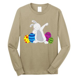 Funny Dabbing Easter Bunny Rabbit For Funny Long Sleeve Shirt