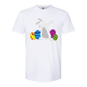 Funny Dabbing Easter Bunny Rabbit For Funny Softstyle CVC T-Shirt