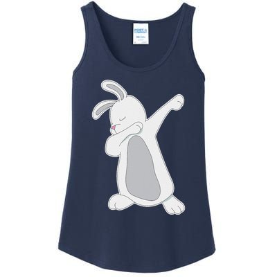 Funny Dabbing Easter Bunny Rabbit For Ladies Essential Tank