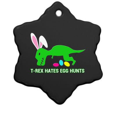 Funny Dinosaur Easter Gift Ceramic Star Ornament