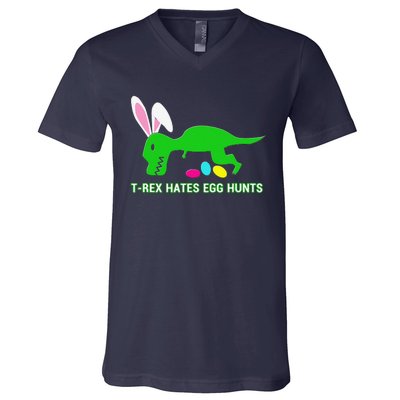 Funny Dinosaur Easter Gift V-Neck T-Shirt