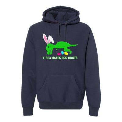 Funny Dinosaur Easter Gift Premium Hoodie