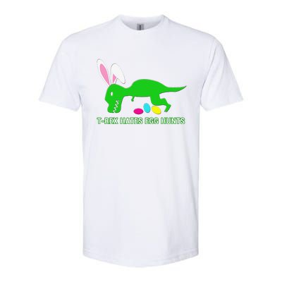 Funny Dinosaur Easter Gift Softstyle CVC T-Shirt