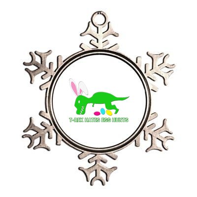 Funny Dinosaur Easter Gift Metallic Star Ornament