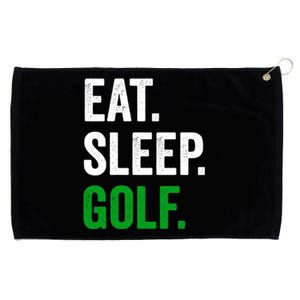 Father's Day Eat Sleep Golf Funny Golf Dad Gift For Dad Grommeted Golf Towel