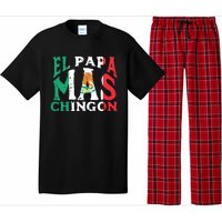 Fathers Day El Papa Mas Chingon Funny Mexican Dad Spanish Pajama Set