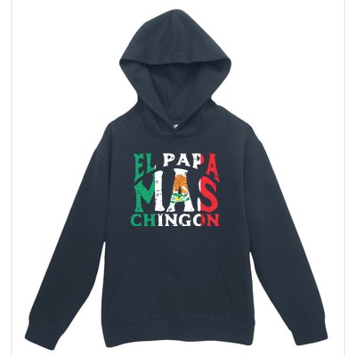 Fathers Day El Papa Mas Chingon Funny Mexican Dad Spanish Urban Pullover Hoodie