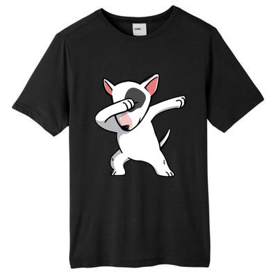 Funny Dabbing English Bull Terrier Dog Birthday Party Gift Funny Gift Tall Fusion ChromaSoft Performance T-Shirt