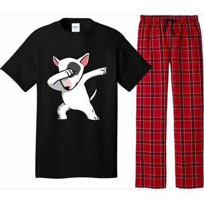 Funny Dabbing English Bull Terrier Dog Birthday Party Gift Funny Gift Pajama Set