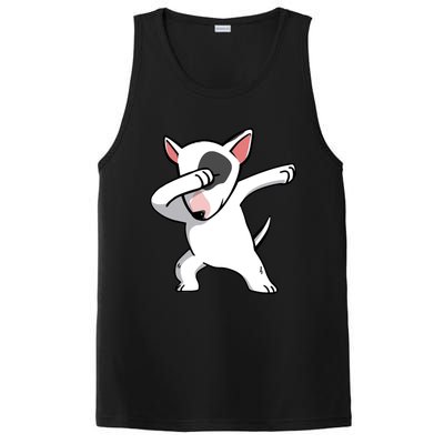 Funny Dabbing English Bull Terrier Dog Birthday Party Gift Funny Gift PosiCharge Competitor Tank