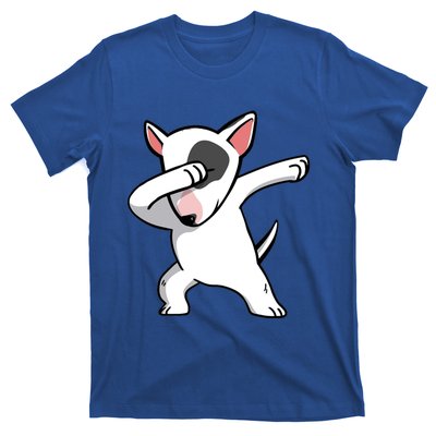 Funny Dabbing English Bull Terrier Dog Birthday Party Gift Funny Gift T-Shirt