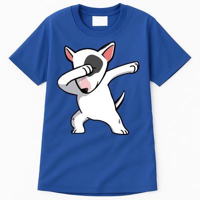 Funny Dabbing English Bull Terrier Dog Birthday Party Gift Funny Gift Tall T-Shirt