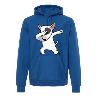 Funny Dabbing English Bull Terrier Dog Birthday Party Gift Funny Gift Premium Hoodie