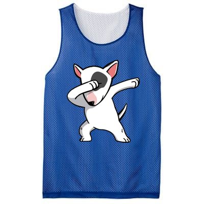 Funny Dabbing English Bull Terrier Dog Birthday Party Gift Funny Gift Mesh Reversible Basketball Jersey Tank