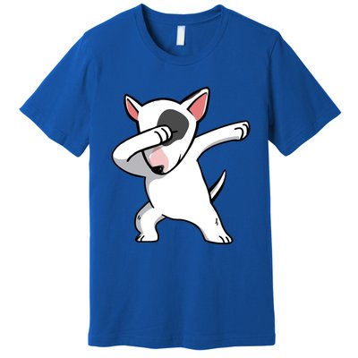 Funny Dabbing English Bull Terrier Dog Birthday Party Gift Funny Gift Premium T-Shirt