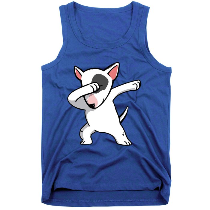 Funny Dabbing English Bull Terrier Dog Birthday Party Gift Funny Gift Tank Top