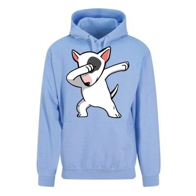 Funny Dabbing English Bull Terrier Dog Birthday Party Gift Funny Gift Unisex Surf Hoodie