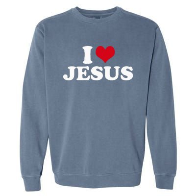 Faithful Devotion Embrace Your Love for Jesus Garment-Dyed Sweatshirt