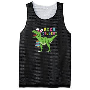 Funny Dinosaur Easter Bunny Eggs Cellent Easter Day Mesh Reversible Basketball Jersey Tank