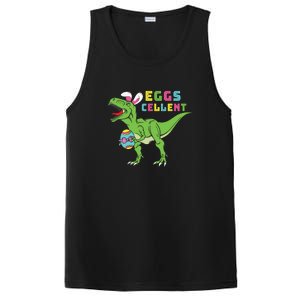 Funny Dinosaur Easter Bunny Eggs Cellent Easter Day PosiCharge Competitor Tank