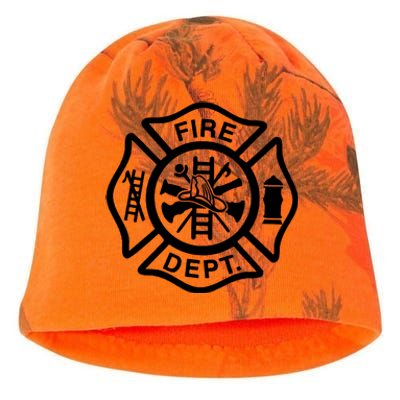 Fire Dept Emblem Badge Firefighter Logo Kati - Camo Knit Beanie