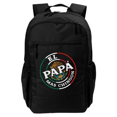Fathers Day El Papa Mas Chingon Funny Mexican Dad Spanish Backpack