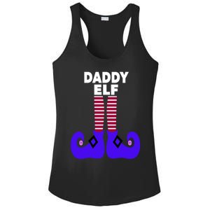 Funny Daddy Elf Christmas For Father Pop Dad From Cool Gift Ladies PosiCharge Competitor Racerback Tank