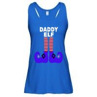 Funny Daddy Elf Christmas For Father Pop Dad From Cool Gift Ladies Essential Flowy Tank