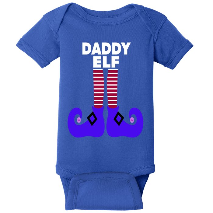 Funny Daddy Elf Christmas For Father Pop Dad From Cool Gift Baby Bodysuit