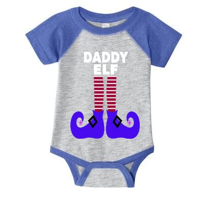 Funny Daddy Elf Christmas For Father Pop Dad From Cool Gift Infant Baby Jersey Bodysuit