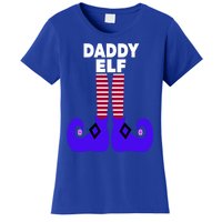 Funny Daddy Elf Christmas For Father Pop Dad From Cool Gift Women's T-Shirt