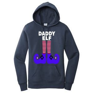 Funny Daddy Elf Christmas For Father Pop Dad From Cool Gift Women's Pullover Hoodie