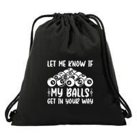 Father's Day Funny Billiards Billiard Pool Balls Player Gift For Dad Drawstring Bag