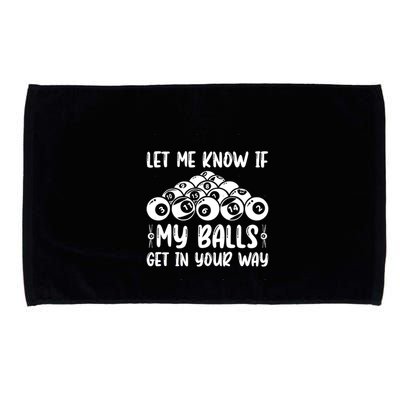 Father's Day Funny Billiards Billiard Pool Balls Player Gift For Dad Microfiber Hand Towel